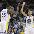 Stephenas Curry ir Kevinas Durantas