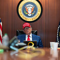 Donaldas Trumpas stebi JAV smūgius Irane
