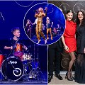 Muzikos studijos vadovė, mokiniai, artimieji gimtadienio koncerte