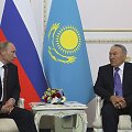 Rusijos prezidentas Vladimiras Putinas ir Kazachstano vadovas Nursultanas Nazarbajevas