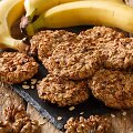 Avižiniai sausainiai su bananais
