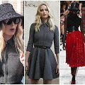 Aktorė Jennifer Lawrence (dvi vidurinės foto) ir &bdquo;Dior&ldquo; kolekcijos modeliai