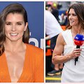 Danica Patrick buvo pasididinusi krūtinę (nuotr. kairėje), bet paskui pa&scaron;alino implantus. 