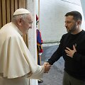 Popiežius Pranci&scaron;kus ir Volodymyras Zelenskis / SIPA / Scanpix