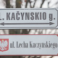Vilniuje atidengtos Lecho Kačynskio vardu pavadintos gatvės lentelės