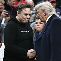 Donaldas Trumpas ir Elonas Muskas / BRENDAN SMIALOWSKI / AFP