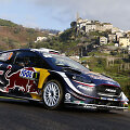 Sebastian Ogier su &scaron;turmanu Julienu Ingrassia (Ford Fiesta WRC) Korsikos ralyje 