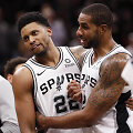 Rudy Gay ir LaMarcusas Aldridge'as