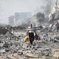 Gazos al-Zahros rajonas po bombardavimo
