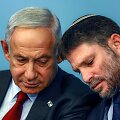 Izraelio ministras pirmininkas Benjaminas Netanyahu ir Finansų ministras Bezalelis Smotrichas