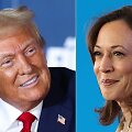 Donaldas Trumpas ir Kamala Harris 