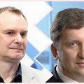 Rimantas &Scaron;erk&scaron;nas (de&scaron;inėje) apkaltino Nacionalinės sporto agentūros vadovą Mindaugą &Scaron;poką mobingu ir korupcija.