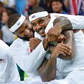 DeMarcusas Cousinsas ir Carmelo Anthony