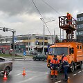 Vilniuje, Žemaitės ir Naugarduko gatvių sankryžoje, &scaron;iuk&scaron;liavežis nutraukė troleibusų kontaktinį tinklą