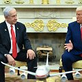 B. Netanyahu su D. Trumpu / SAUL LOEB / AFP