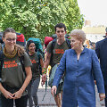Misijos dalyviai sekmadienio popietę vyko į Prezidentūrą, kur &scaron;alies vadovė Dalia Grybauskaitė pakvietė juos pietų.