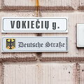 Vokietijos vienybės dieną Vilnius Vokiečių gatvę papuo&scaron;ė užra&scaron;u &ndash; &bdquo;Deutsche Stra&szlig;e&ldquo;