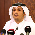 Kataro diplomatijos vadovas &scaron;eichas Mohammedas bin Abdulrahmanas al Thani