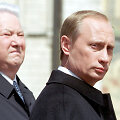 Borisas Jelcinas ir Vladimiras Putinas