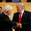 Borisas Johnsonas ir Donaldas Trumpas
