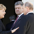 Angela Merke, Petro Poro&scaron;enka, Vladimiras Putinas