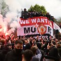 Protestuojantys &bdquo;Manchester United&ldquo; sirgaliai