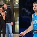 Luka Dončičius su mylimąja Anamaria Goltes 