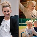 Katažina Zvonkuvienė su dukra ir sūnumi