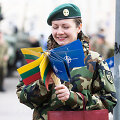 S. Daukanto aik&scaron;tėje vyko Lietuvos ir NATO vėliavų pakėlimo ceremonija