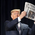 Donaldas Trumpas džiaugiasi i&scaron;teisinimu Senate