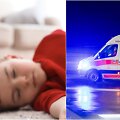 Į &Scaron;akių ligoninę su dūstančiu vaiku atvykusi mama pagalbos nesulaukė: prie ligoninės teko kviesti greitąją