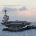 JAV lėktuvne&scaron;is &bdquo;USS Gerald R. Ford&ldquo; / Christopher Drost / ZUMAPRESS.com