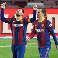 Lionelis Messi ir Antoine'as Griezmannas