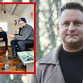 Andrius Rimi&scaron;kis su tėčiu Vidučiu