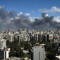 Israelis atakuoja Libaną / DYLAN COLLINS / AFP