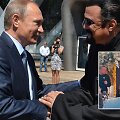 Vladimiras Putinas, Stevenas Seagalas, &scaron;ventės akimirka