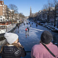 Už&scaron;alę Amsterdamo kanalai
