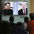 Pasaulis laukia istorinio D.Trumpo ir Kim Jong Uno susitikimo Singapūre