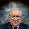 Rusijos užsienio reikalų ministro pavaduotojas Sergejus Riabkovas Ženevoje