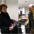 Temos iliustracija: liudytoja F.Kukliansky ir kaltinamasis L.Ragelskis akis į akį susidūrė teisme.