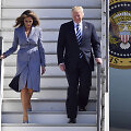 Donaldas Trumpas su žmona Melania atvyko į Briuselį