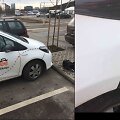 Apgadintas &bdquo;CityBee&ldquo; automobilis &bdquo;Toyota Yaris&ldquo;