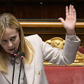 Giorgia Meloni / Riccardo Antimiani / ZUMAPRESS.com