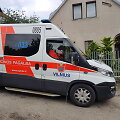 Įvykio vietoje budėjo greitosios pagalbos medikų ekipažas
