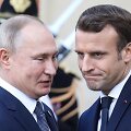 Vladimiras Putinas ir Emmanuelis Macronas