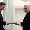 Andrzejus Duda ir Julia Przylebska