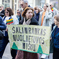 Sąjūdžio &bdquo;Už Lietuvos mi&scaron;kus&ldquo; mitingas prie&scaron; Kapčiamiesčio poligoną