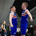 Elvaras Fridrikssonas (kairėje) džiaugiasi pergale prie&scaron; Lietuvą