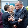 Emmanuelis Macronas ir Friedrichas Merzas / Laszlo Pinter / dpa/picture-alliance