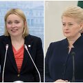 Jovita Neliup&scaron;ienė ir Dalia Grybauskaitė